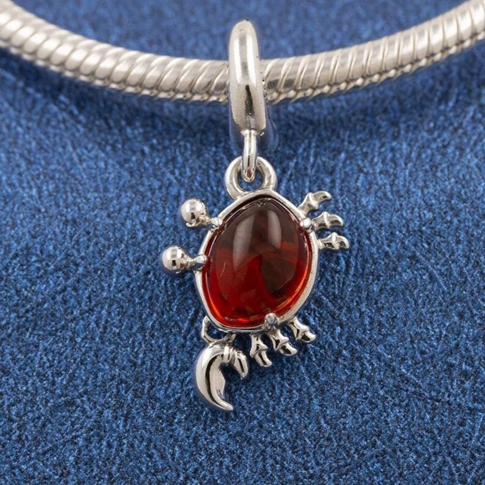 Pandora Disney The Little Mermaid Sebastian Crab Dangle Charm